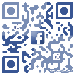 QR code with logo MNC0