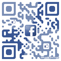 QR code with logo MXE0