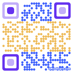 QR code with logo Mep0