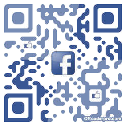 QR code with logo Mgs0