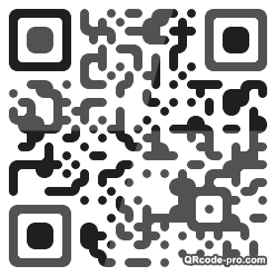 QR code with logo MhI0