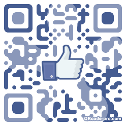 QR code with logo Mos0