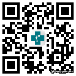 QR code with logo Mp10