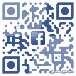 QR code with logo Mrm0