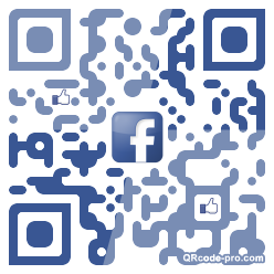 QR code with logo MsM0