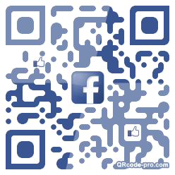 QR code with logo MtE0