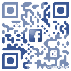 QR code with logo N3c0