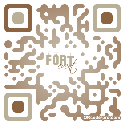 QR code with logo NfS0