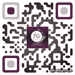 QR code with logo Np30