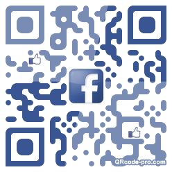 QR code with logo NR60