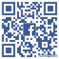 QR code with logo NTO0