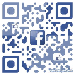 QR code with logo NVA0