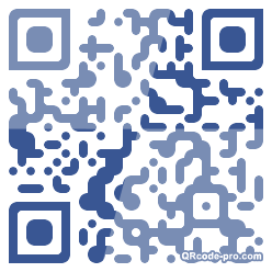 QR code with logo O4W0