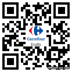 QR code with logo OgO0