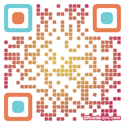 QR code with logo Okr0