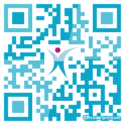 QR code with logo Olv0