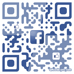 QR code with logo Owi0