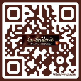 QR code with logo P4P0