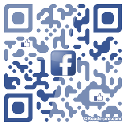 QR code with logo QB10