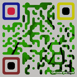 QR code with logo R0x0