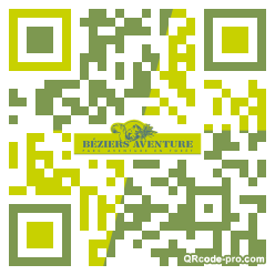 QR code with logo R1l0