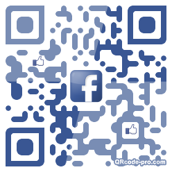 QR code with logo R3e0