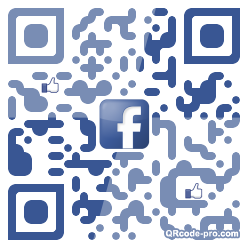 QR code with logo RN90