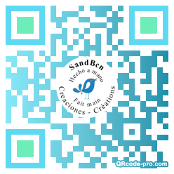 QR code with logo SX80