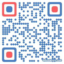 QR code with logo TFX0