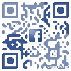 QR code with logo TvJ0