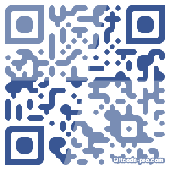 QR code with logo UBj0