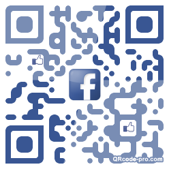 QR code with logo UpN0