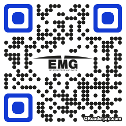 QR code with logo UvV0