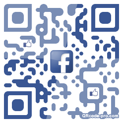 QR code with logo Uxe0