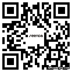 QR code with logo WCR0