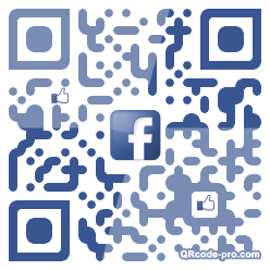 QR code with logo WFK0