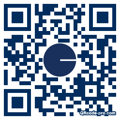 QR code with logo WHb0