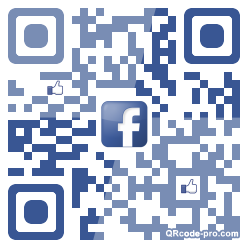 QR code with logo WJH0