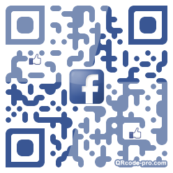 QR code with logo WJV0