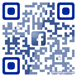 QR code with logo WNP0