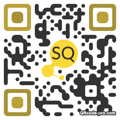 QR code with logo WOG0