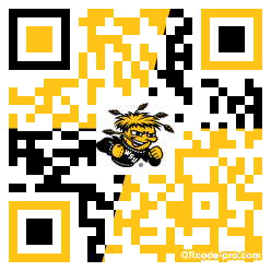 QR code with logo WP00