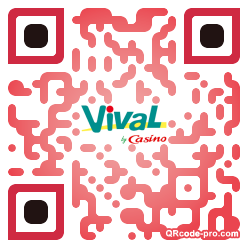 QR code with logo WQN0