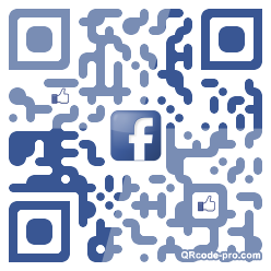 QR code with logo Wpd0