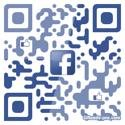 QR code with logo WuD0