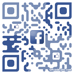 QR code with logo WuS0