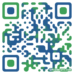 QR code with logo WyJ0