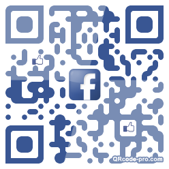 QR code with logo X2H0