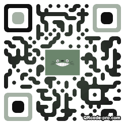 QR code with logo X3h0