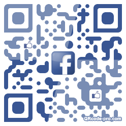 QR code with logo X4a0